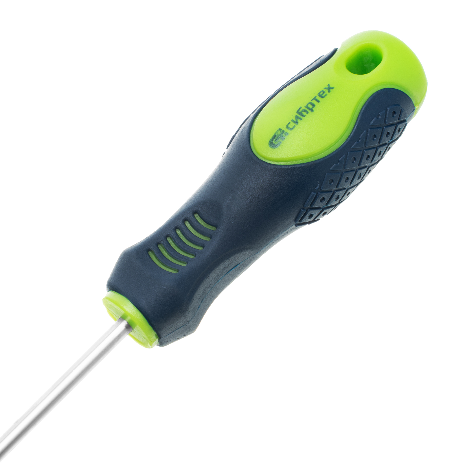 Отвертка, SL4 х 150 мм, CrV, двухкомпонентная рукоятка Сибртех