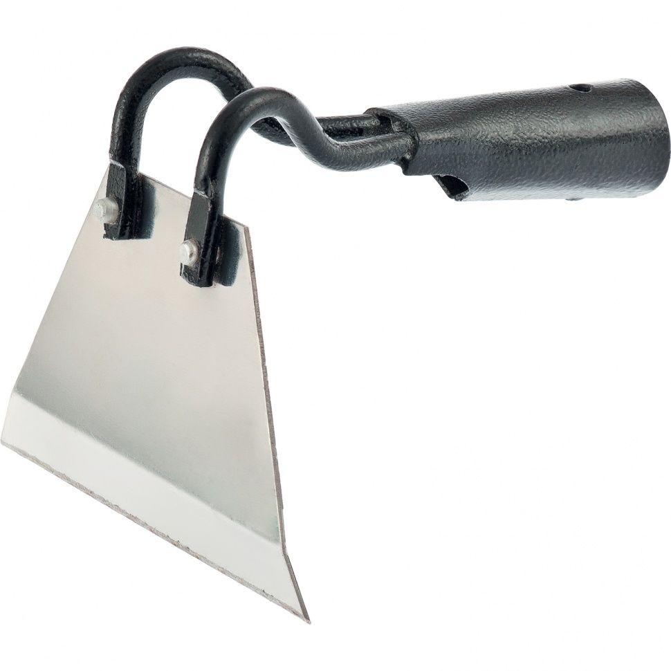 Мотыга усиленная, нержавеющая сталь, 150 х 90 х 1325 мм, деревянный черенок, Россия, Сибртех