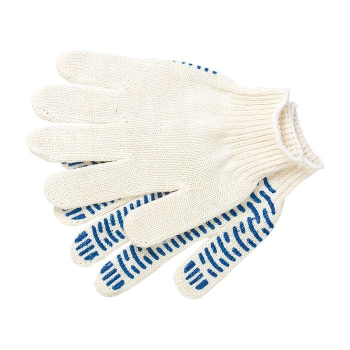 Перчатки х/б, ПВХ покрытие, "Волна", 10 класс