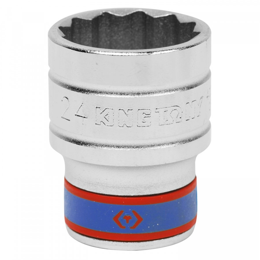 Головка торцевая стандартная двенадцатигранная 1/2", 24 мм KING TONY 433024M