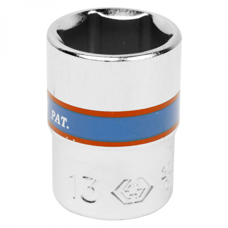 Головка торцевая стандартная шестигранная 1/4", 13 мм KING TONY 233513M