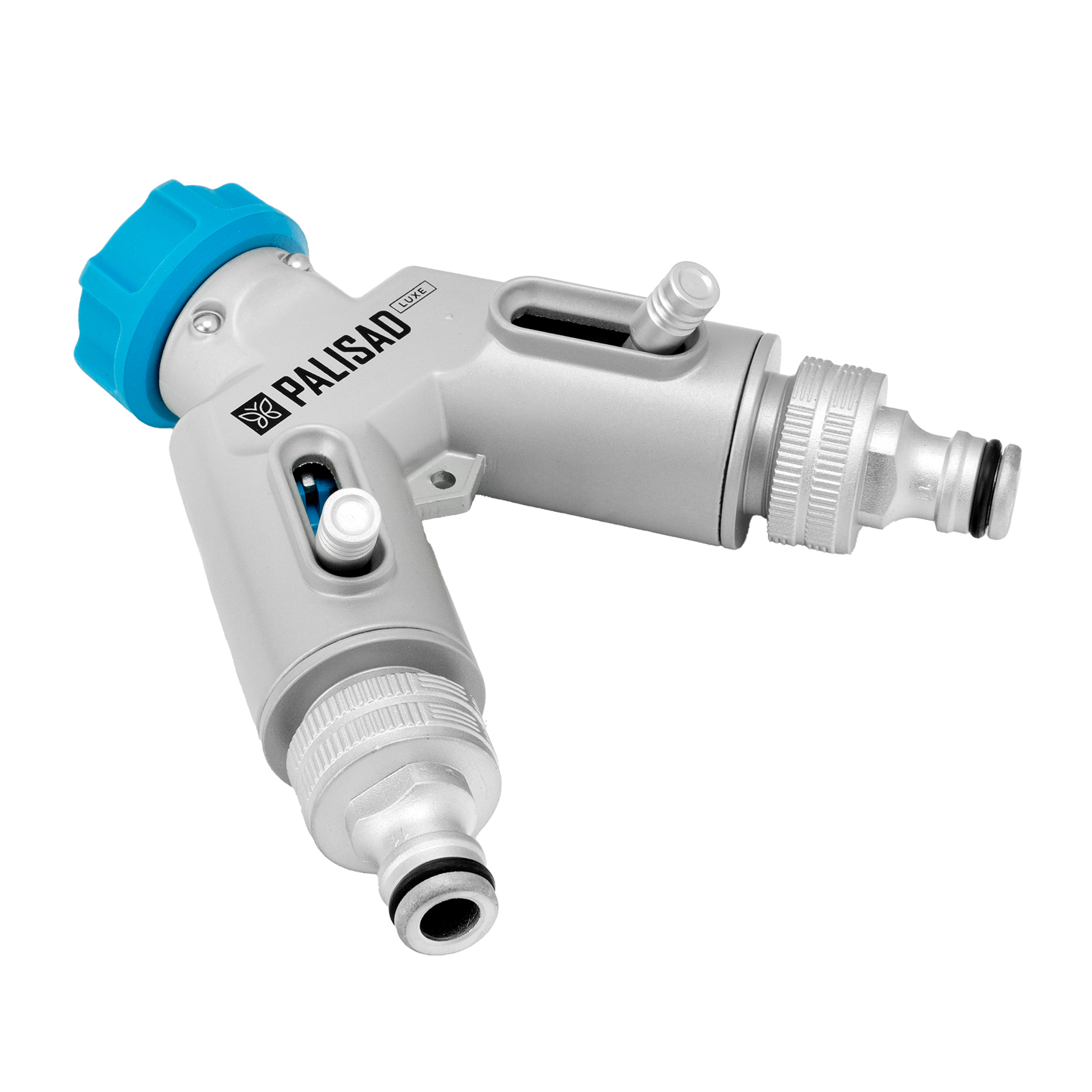 Разветвитель двухканальный, с внутренней резьбой 3/4",алюминий, LUXE Palisad