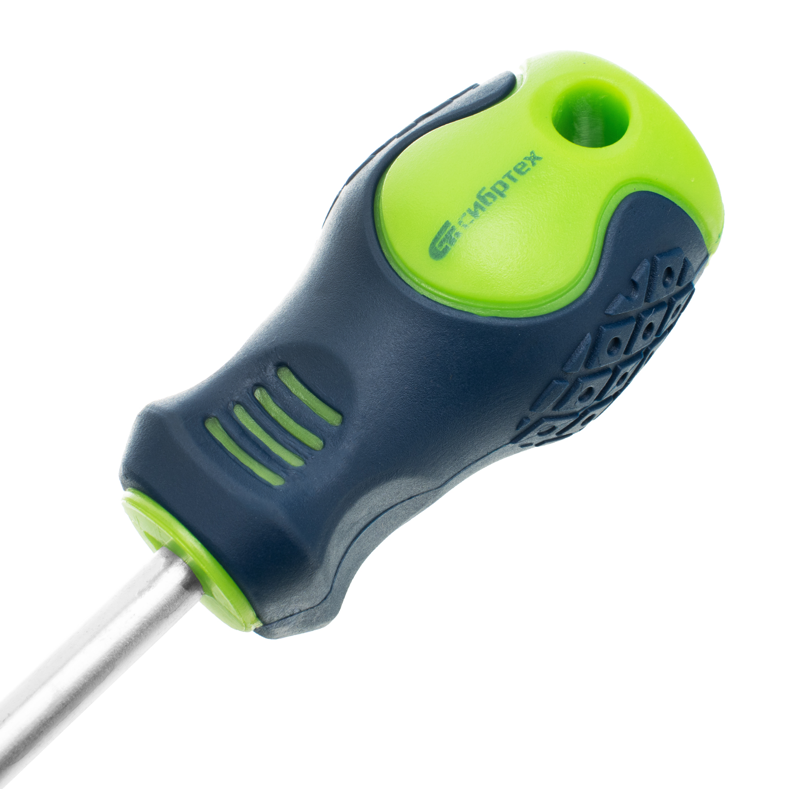 Отвертка, PH2 х 38 мм, CrV, двухкомпонентная рукоятка Сибртех