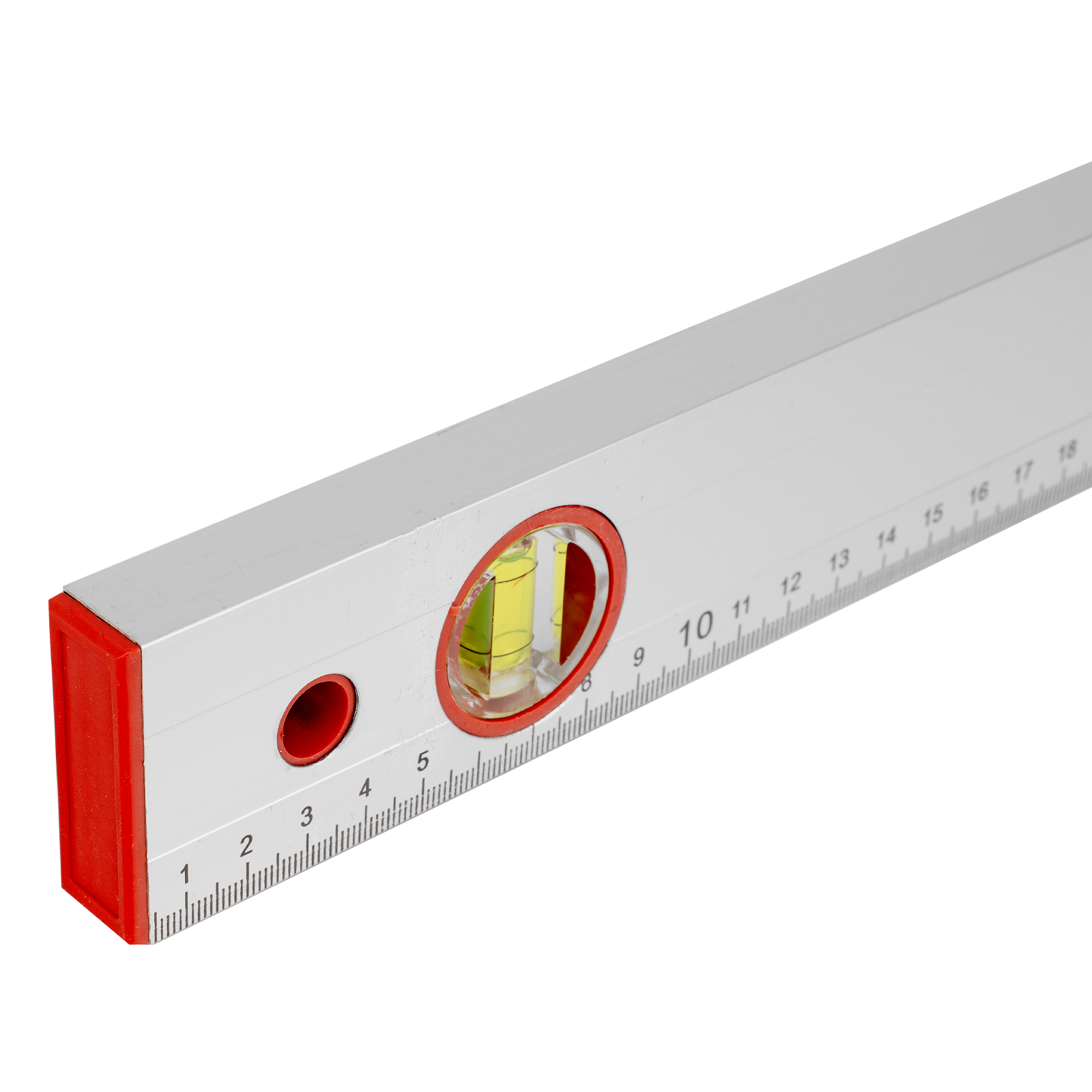 Уровень алюминиевый, 600 мм, 3 глазка, линейка Sparta