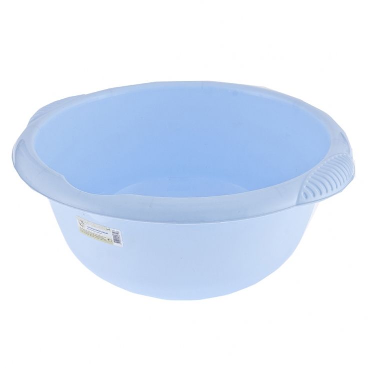 Таз пластмассовый круглый 6.5 л, сиреневый, Россия Elfe