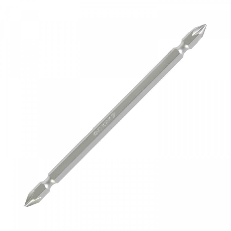 Вставка (бита) торцевая 1/4", Phillips, PH2, L = 150 мм, двухсторонняя, для шуруповерта KING TONY 131502P
