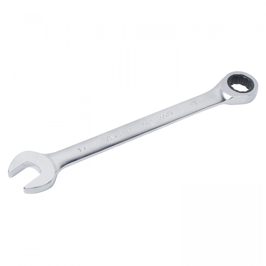 Ключ трещоточный комбинированный 17 мм МАСТАК 021-30017H