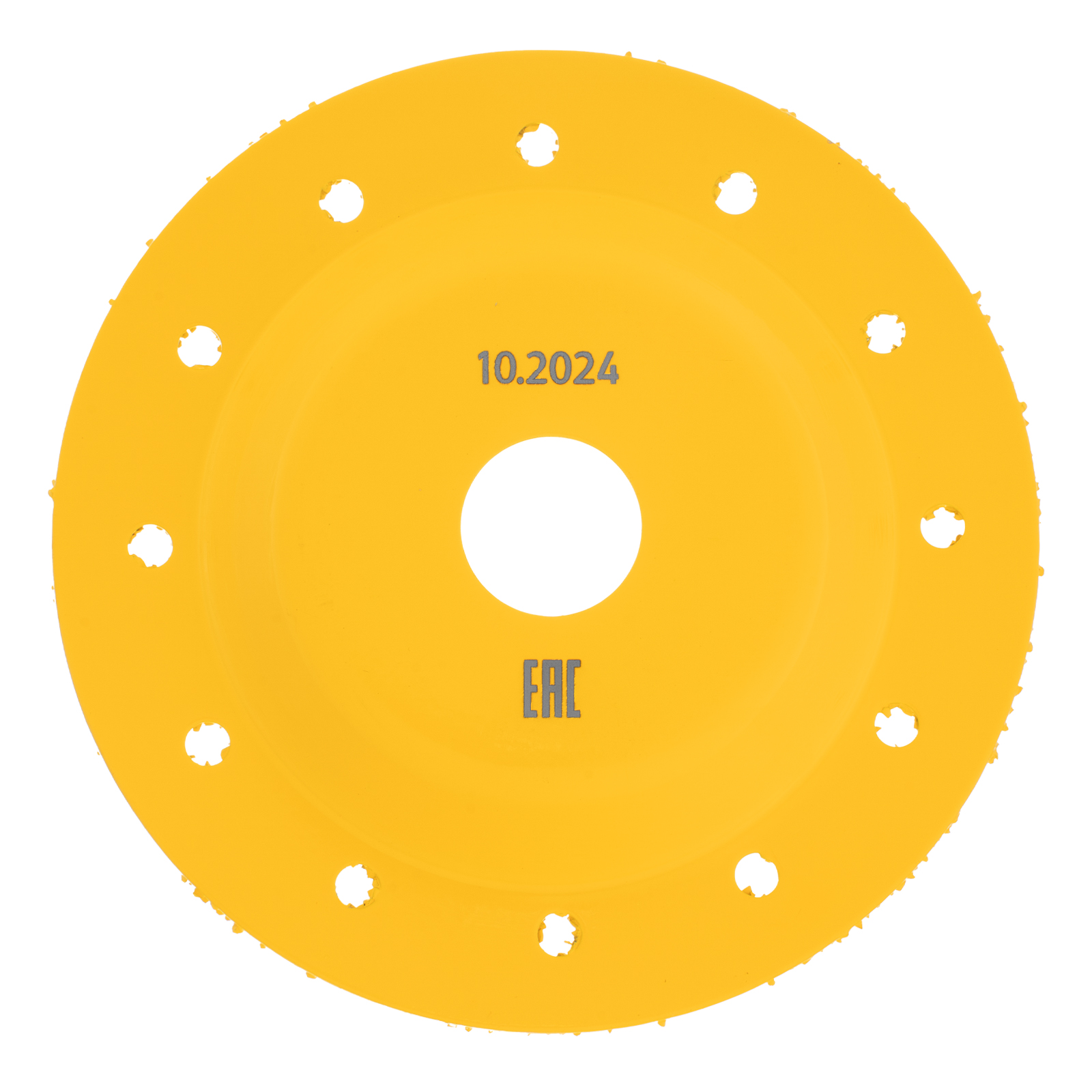 Чашка твёрдосплавная зачистная,125 мм, Плоская, среднее зерно #16// Denzel