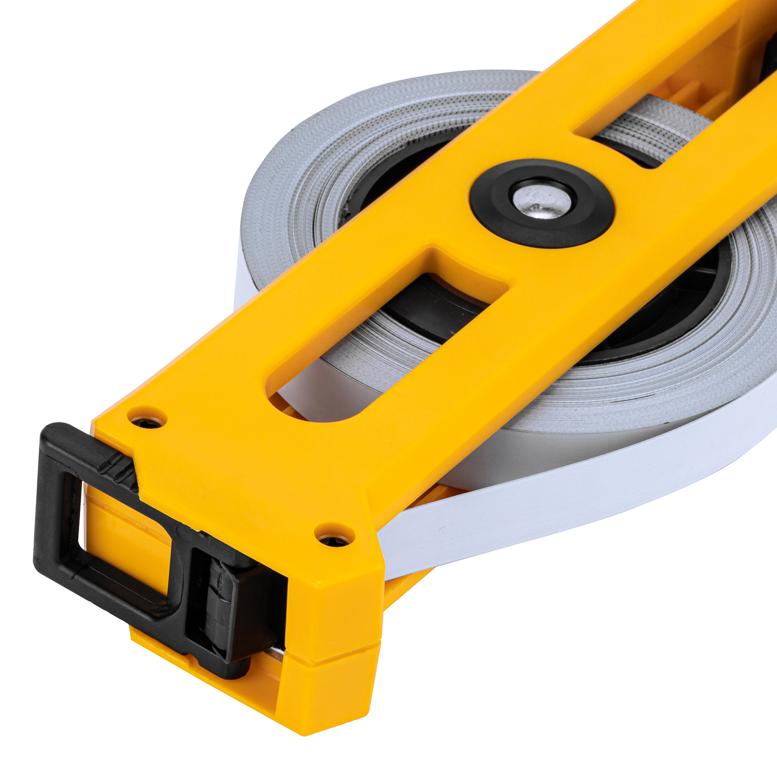 Рулетка геодезическая 20 м х 13 мм, открытый корпус, металлическая лента// Denzel