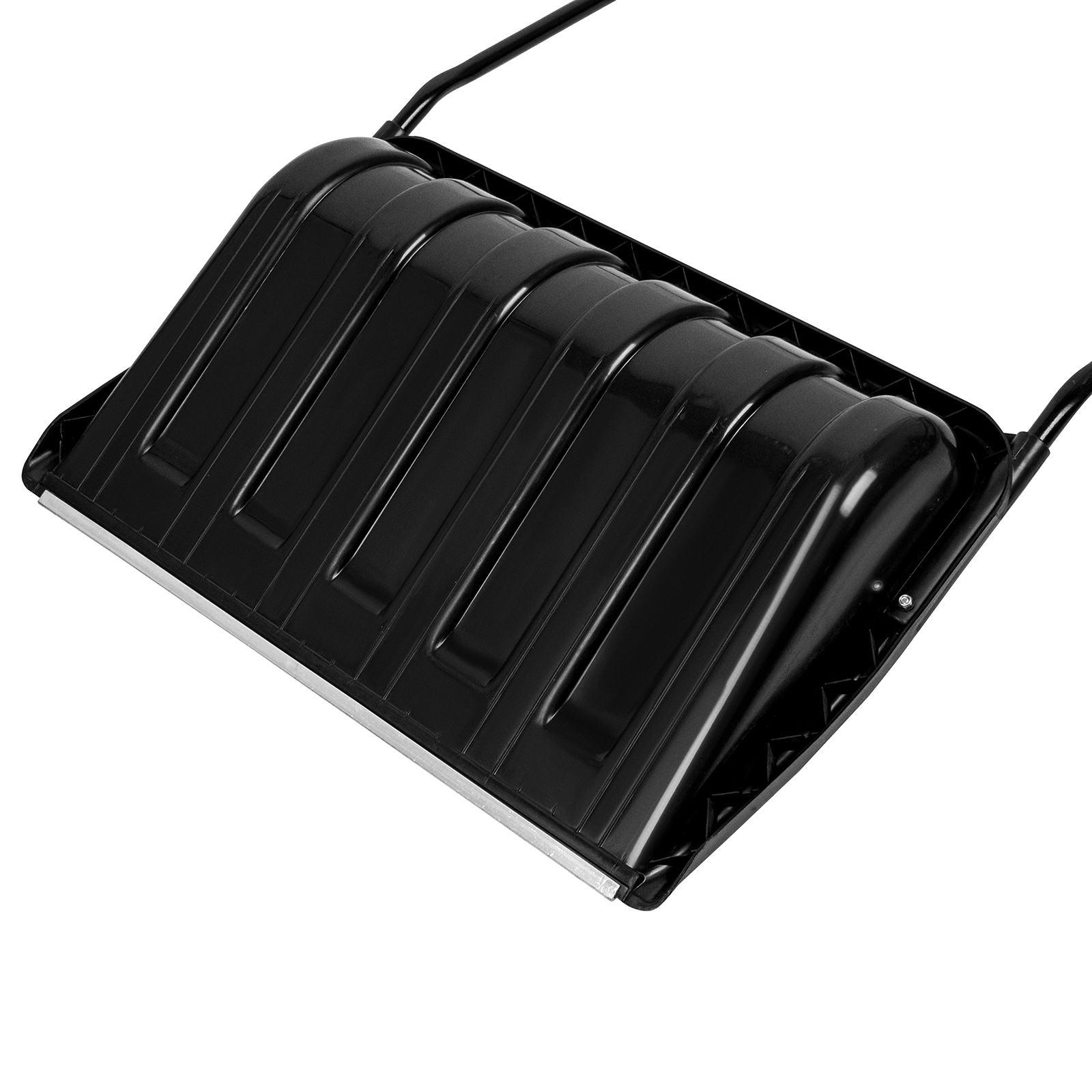 Движок для уборки снега пластиковый, 690х470х1420 мм, стальная рукоятка, Сибртех