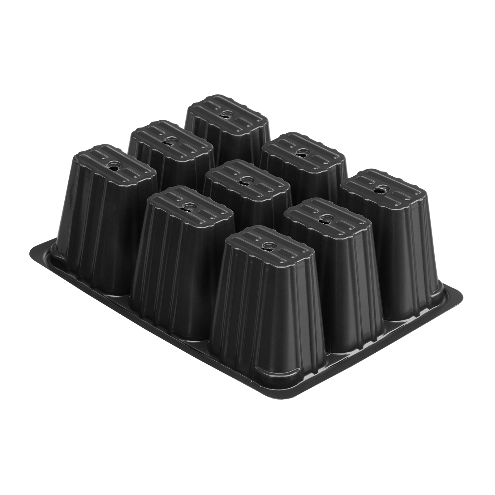 Кассета для рассады, 180 х 135 х 60 мм, 9 ячеек, полистирол, 5 шт,