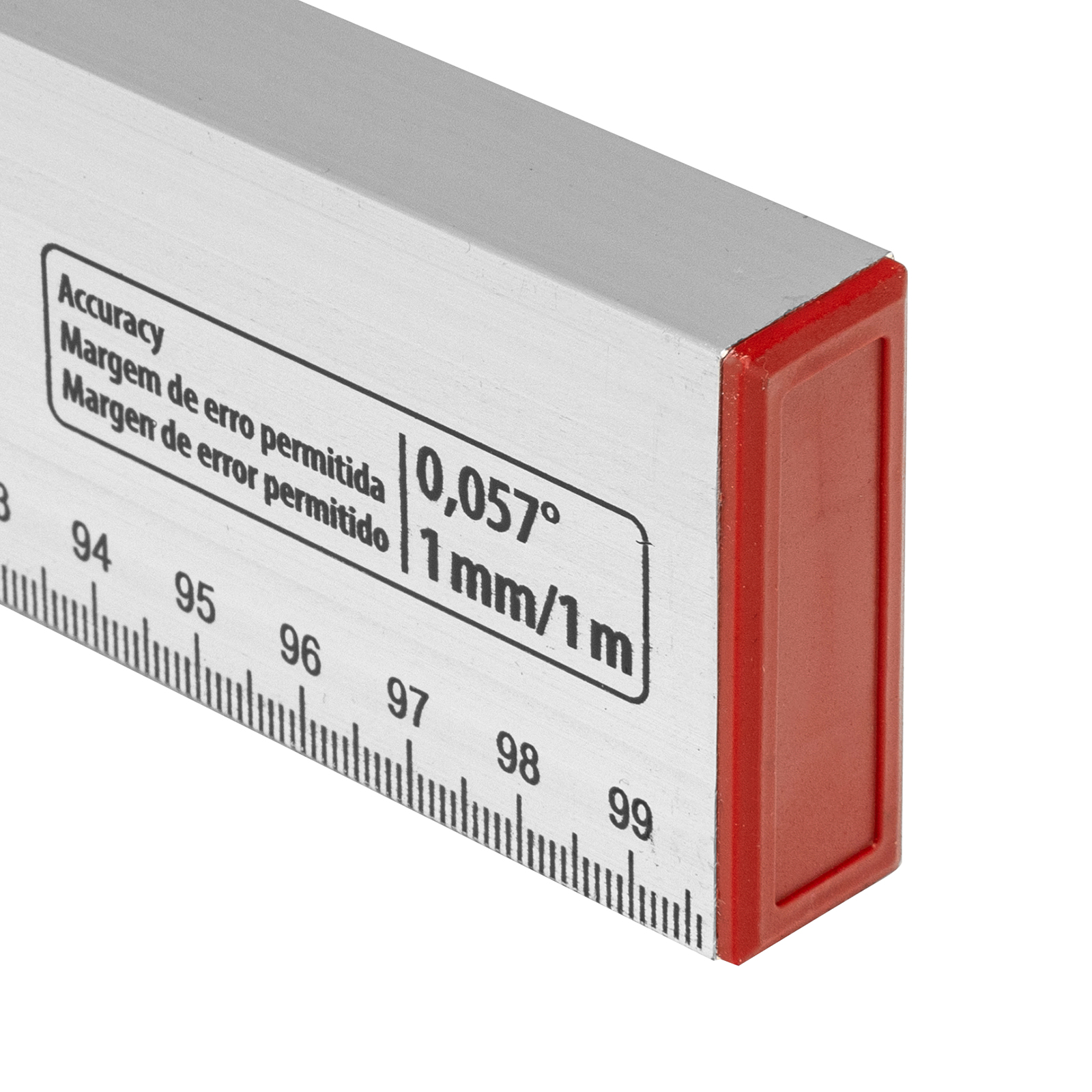 Уровень алюминиевый, 1000 мм, 2 глазка, линейка Sparta