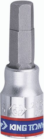 Насадка (бита) торцевая 1/4", Hex, 7 мм, L = 37 мм KING TONY 203507