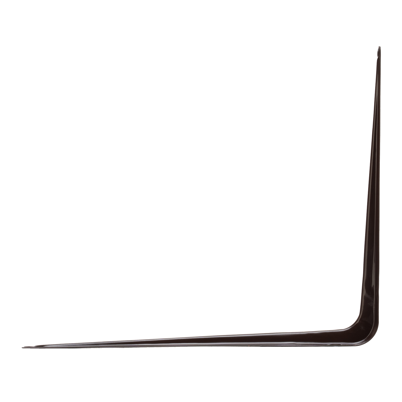 Кронштейн угловой с ребром, 300 х 350 мм, коричневый Сибртех