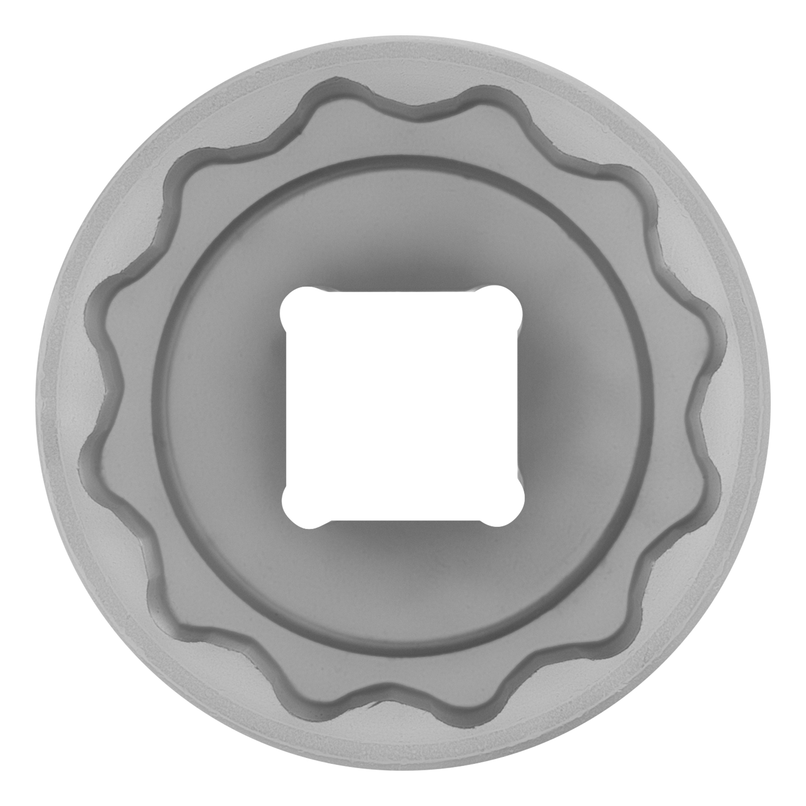 Головка торцевая, 32 мм, двенадцатигранная, CrV, под квадрат 1/2, хромированная Stels