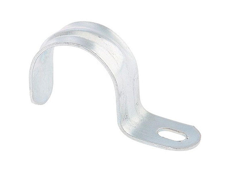 Скоба металлическая однолапковая, 19 мм, 100 шт Сибртех