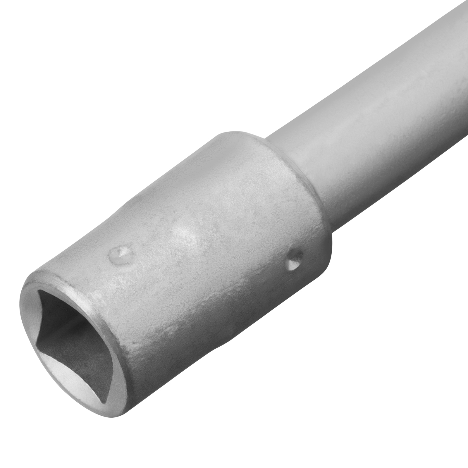 Удлинитель для воротка, 250 мм, с квадратом 12.5 мм, оцинкованный (НИЗ)