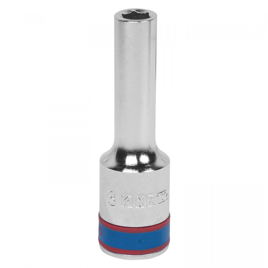 Головка торцевая глубокая шестигранная 1/2", 8 мм KING TONY 423508M