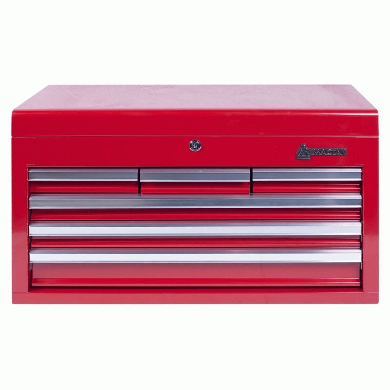 Ящик инструментальный, 6 полок и отсек, красный МАСТАК 511-06570R
