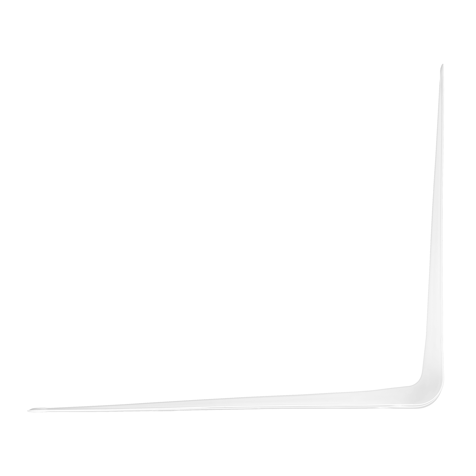 Кронштейн угловой с ребром, 250 х 300 мм, белый Сибртех