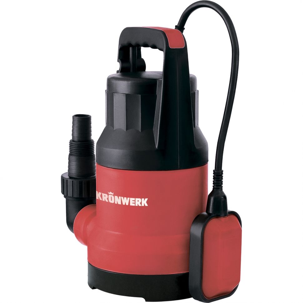 Дренажный насос KP300, 300 Вт, подъем 6 м, 7000 л/ч Kronwerk