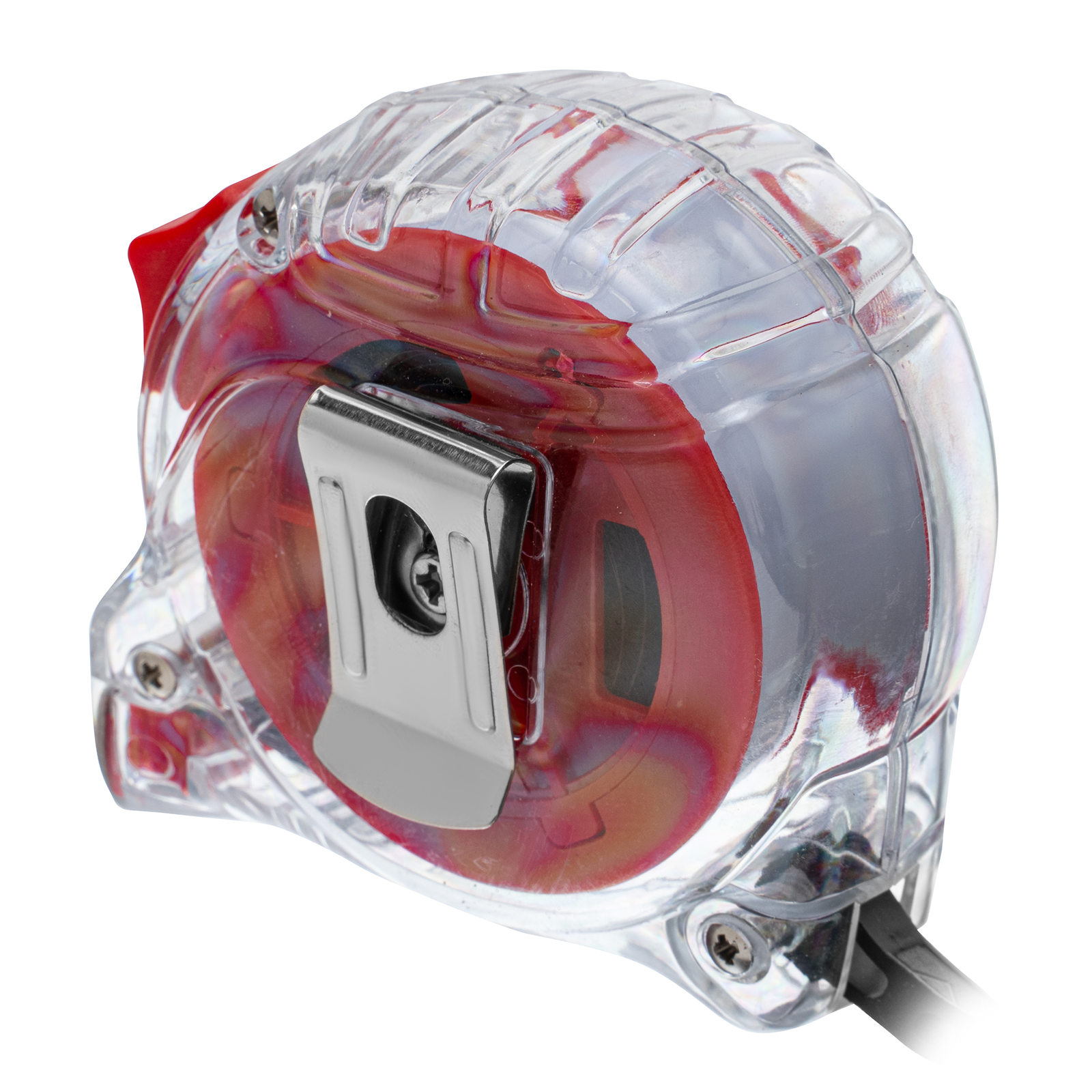 Рулетка Crystal,5 м х 25 мм,корпус из поликарбоната Matrix