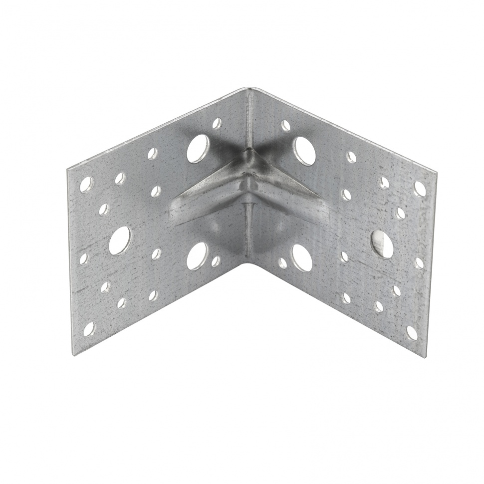 Крепежный уголок усиленный 1.7 мм, KUU 105 x 105 x 90 мм Сибртех