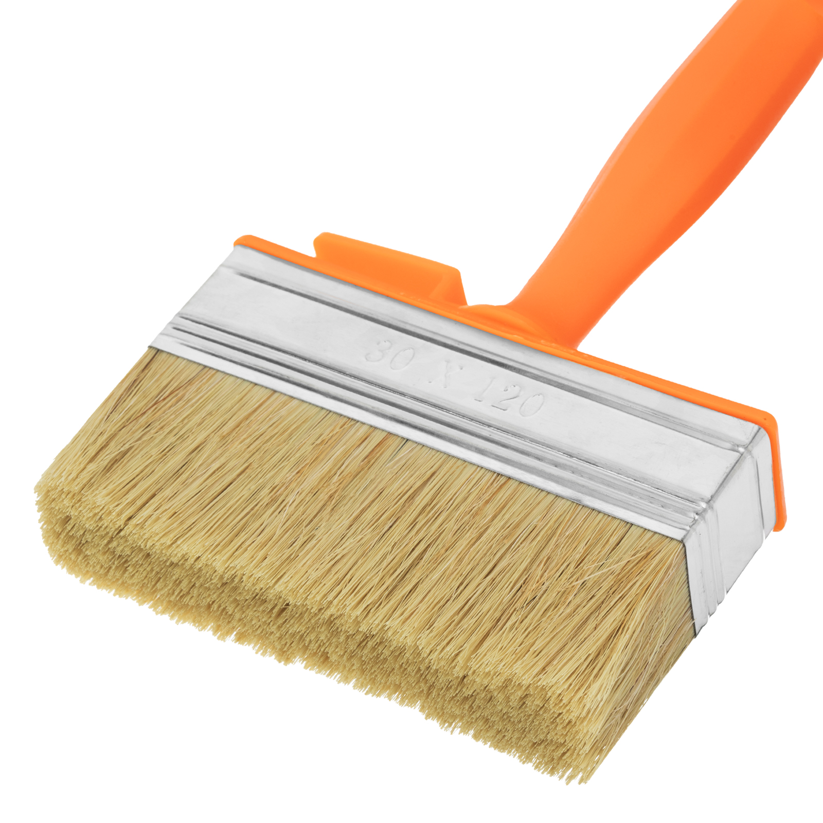 Кисть-ракля, 30х120 мм, натуральная щетина, пластмассовый корпус, пластмассовая ручка Sparta