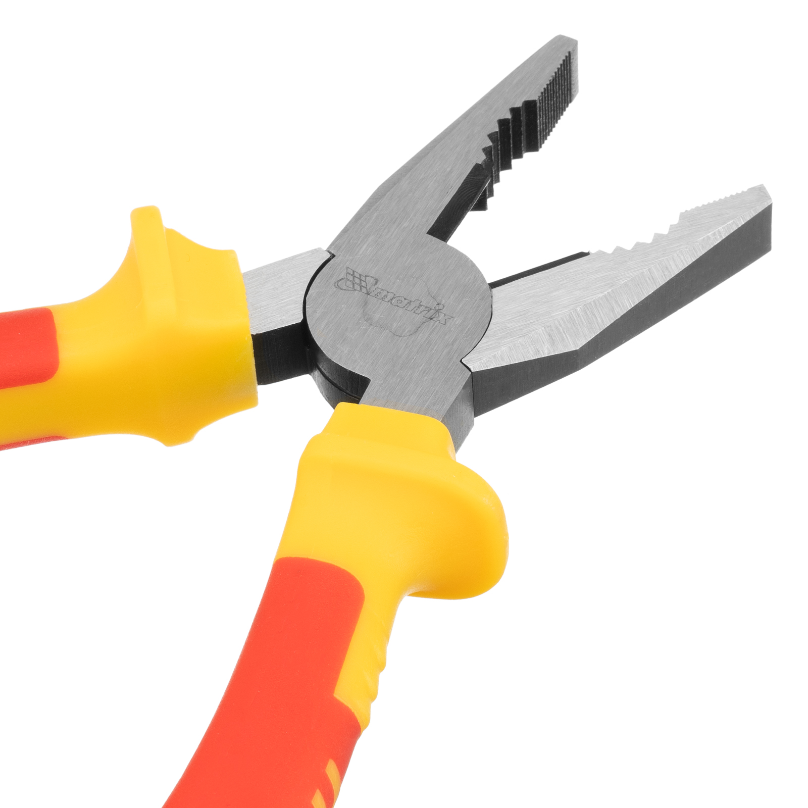 Плоскогубцы комбинированные, Insulated, 180 мм, двухкомпонентные рукоятки Matrix Professional