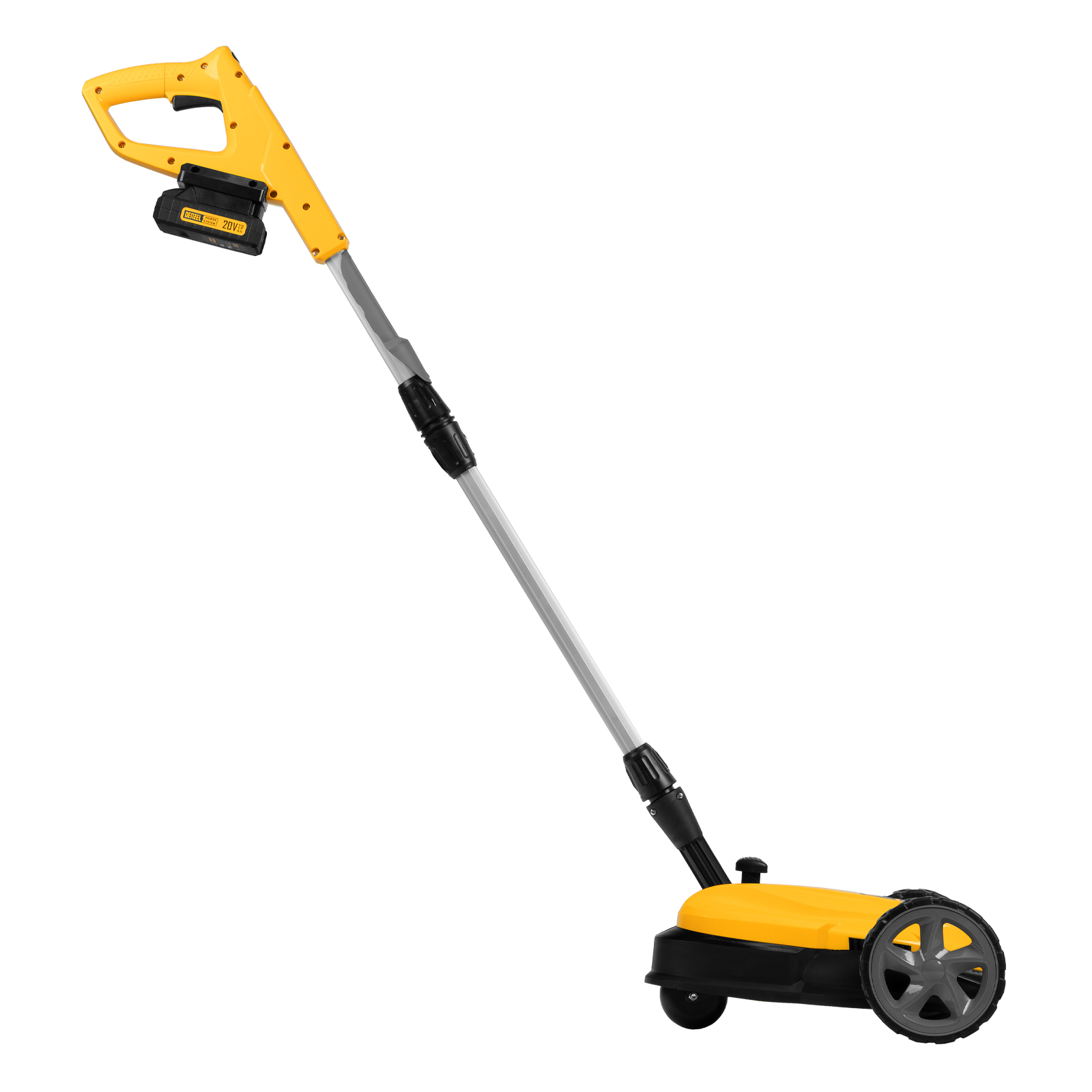 Портативная аккумуляторная газонокосилка CLM-22, Li-ion, 20В, 220 мм // Denzel