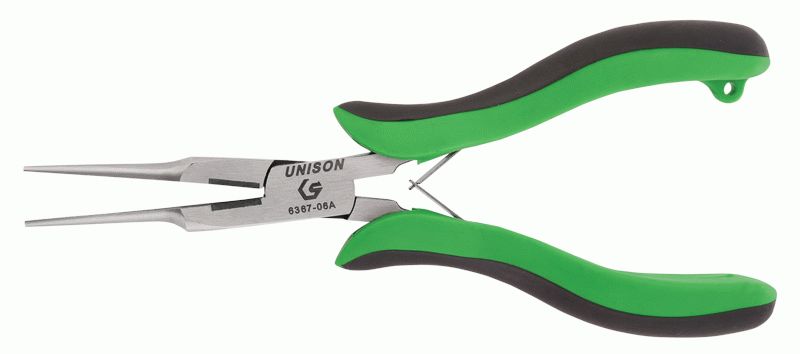 Круглогубцы с полукруглым сечением губок и режущей кромкой, длина 150 мм UNISON 6367-06AUS