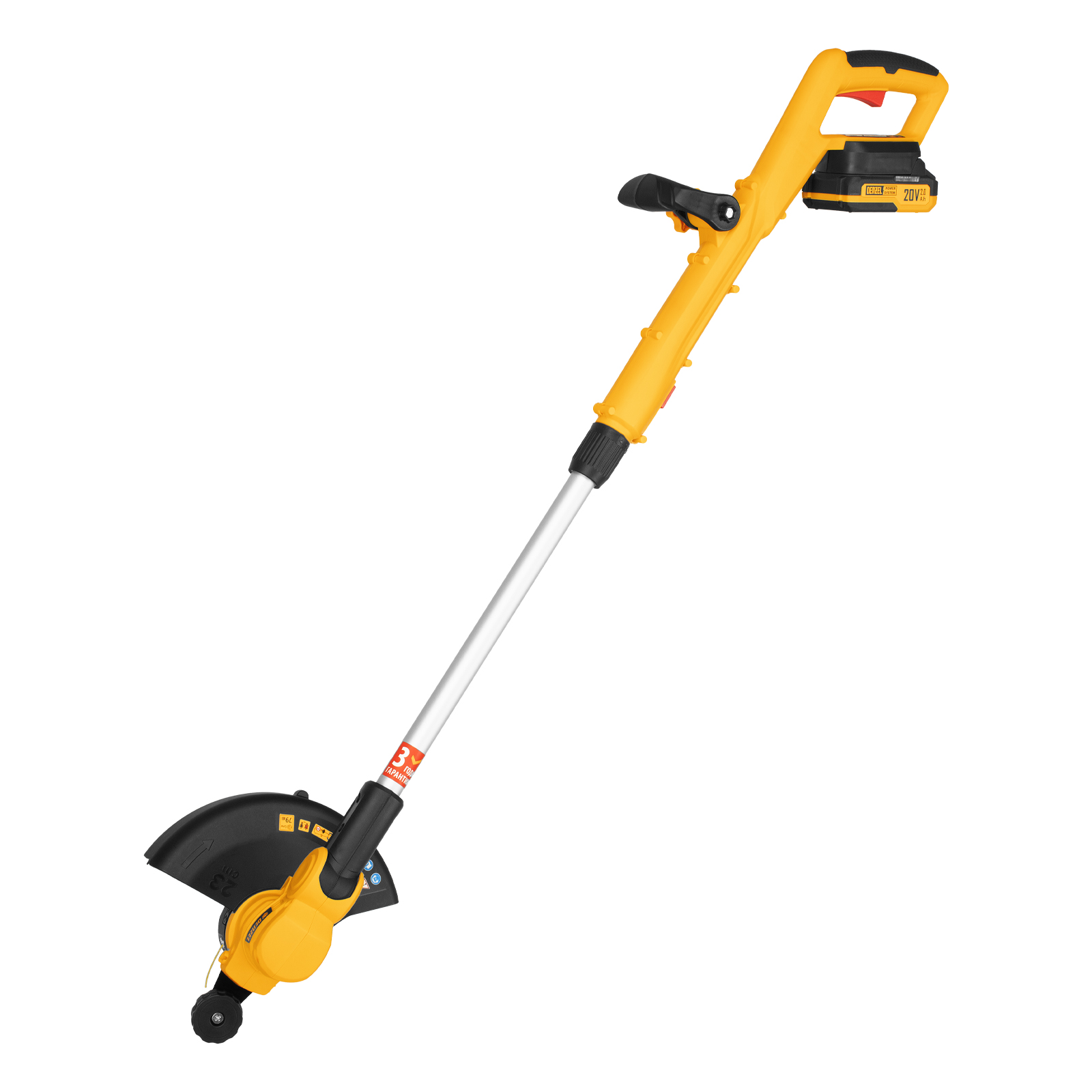 Триммер аккумуляторный GT-230, 230 мм, Li-Ion, 20 В Denzel