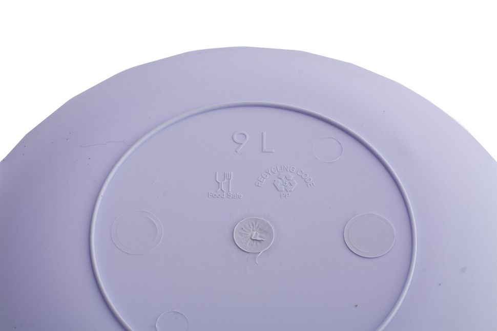 Таз пластмассовый круглый 9 л, сиреневый, Росссия Elfe
