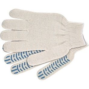 Перчатки х/б, ПВХ покрытие, "Волна", 10 класс