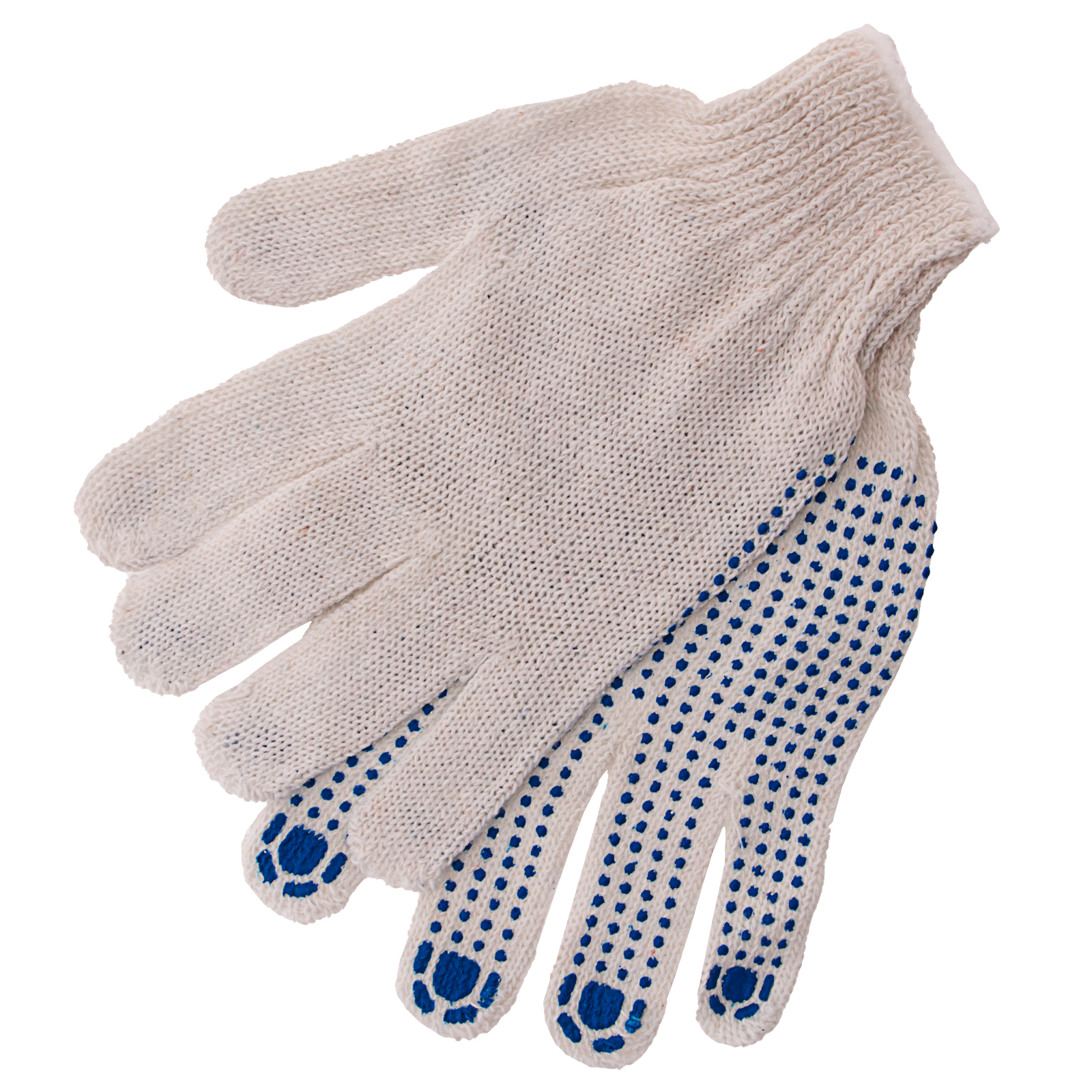 Перчатки х/б, ПВХ покрытие, "Точка", 7 класс