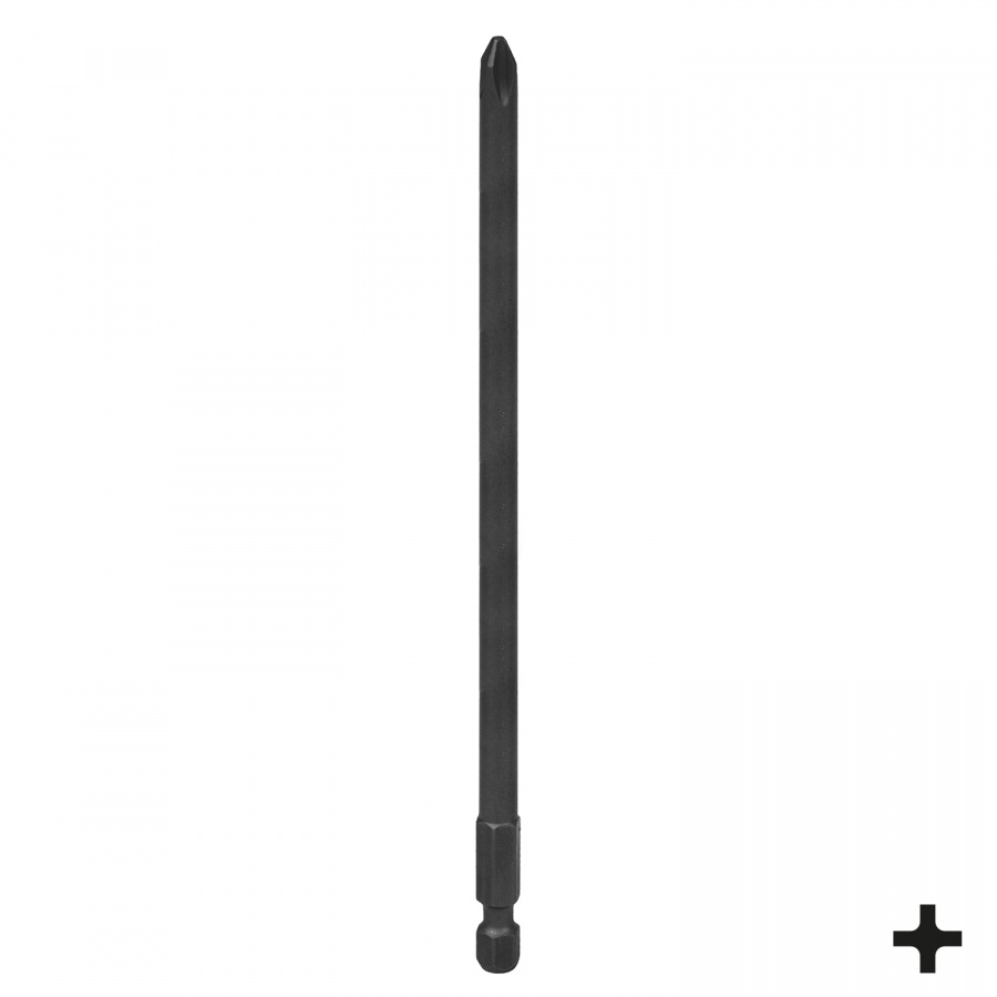 Вставка (бита) торцевая 1/4", Phillips, PH2, L = 150 мм, для шуруповерта KING TONY 711502P