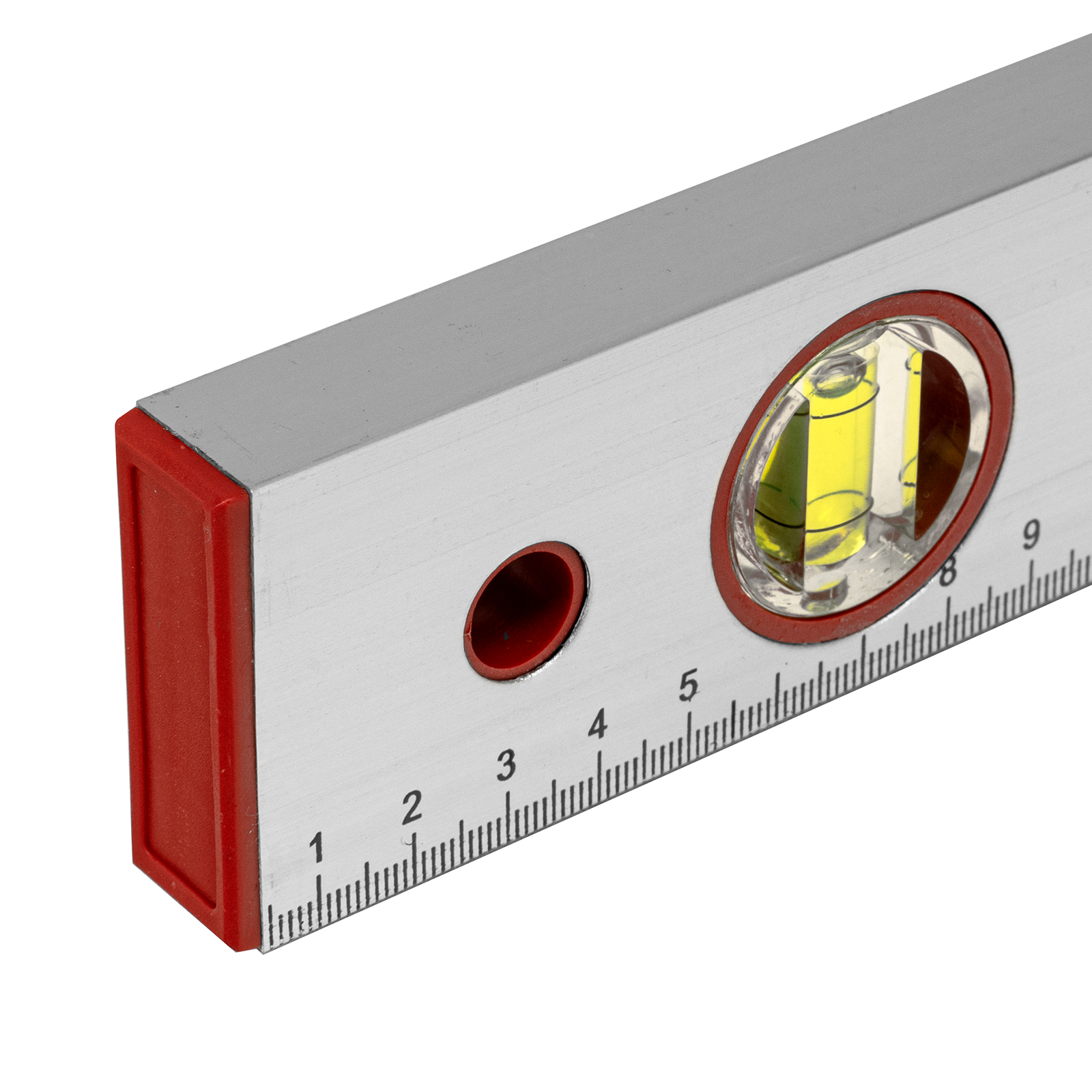 Уровень алюминиевый, 1000 мм, 2 глазка, линейка Sparta
