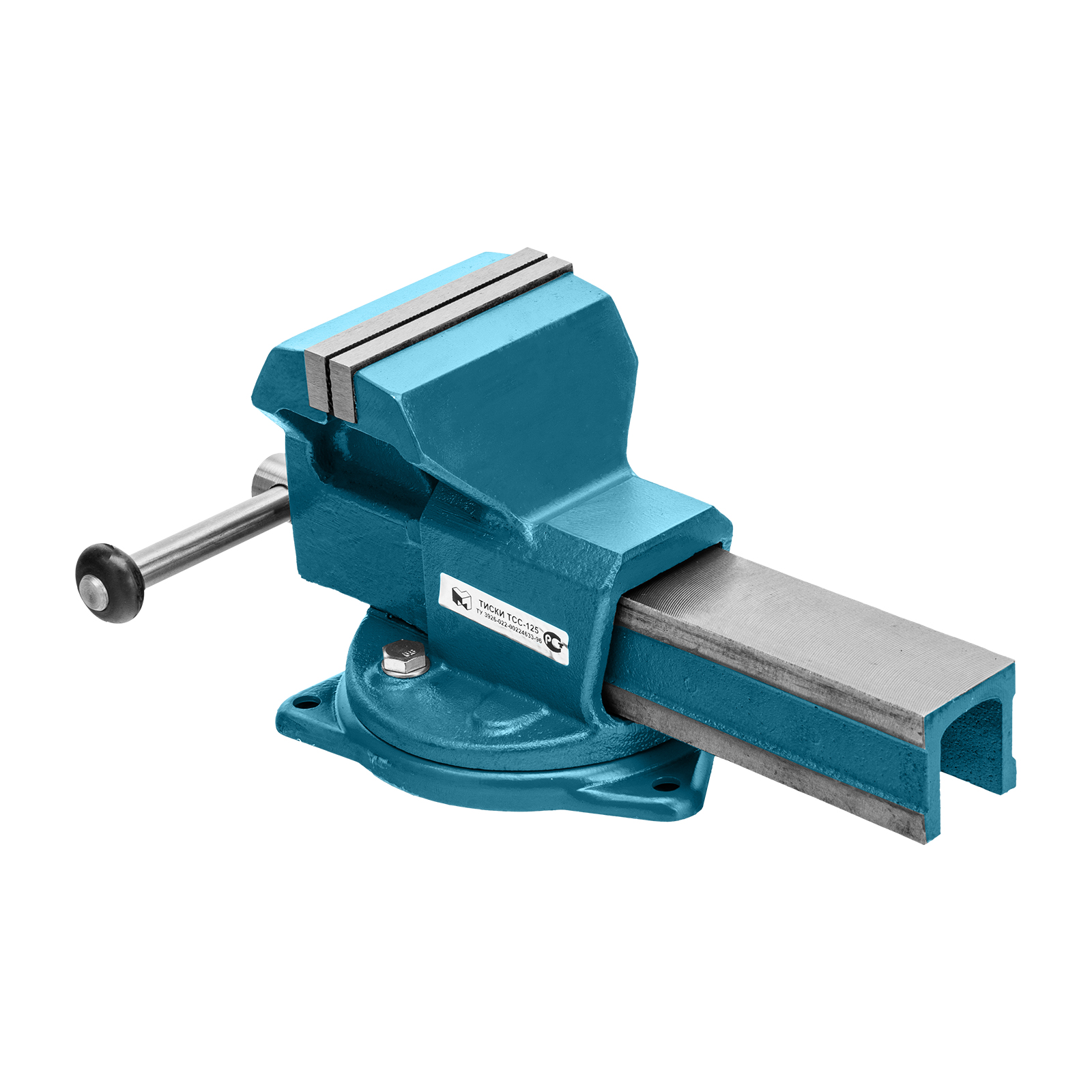 Тиски слесарные, 125 мм, поворотные (Глазов)