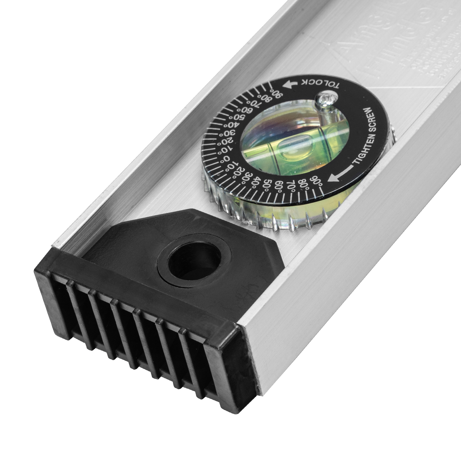 Уровень алюминиевый "Рельс", 2000 мм, 3 глазка (1 поворотный) Matrix