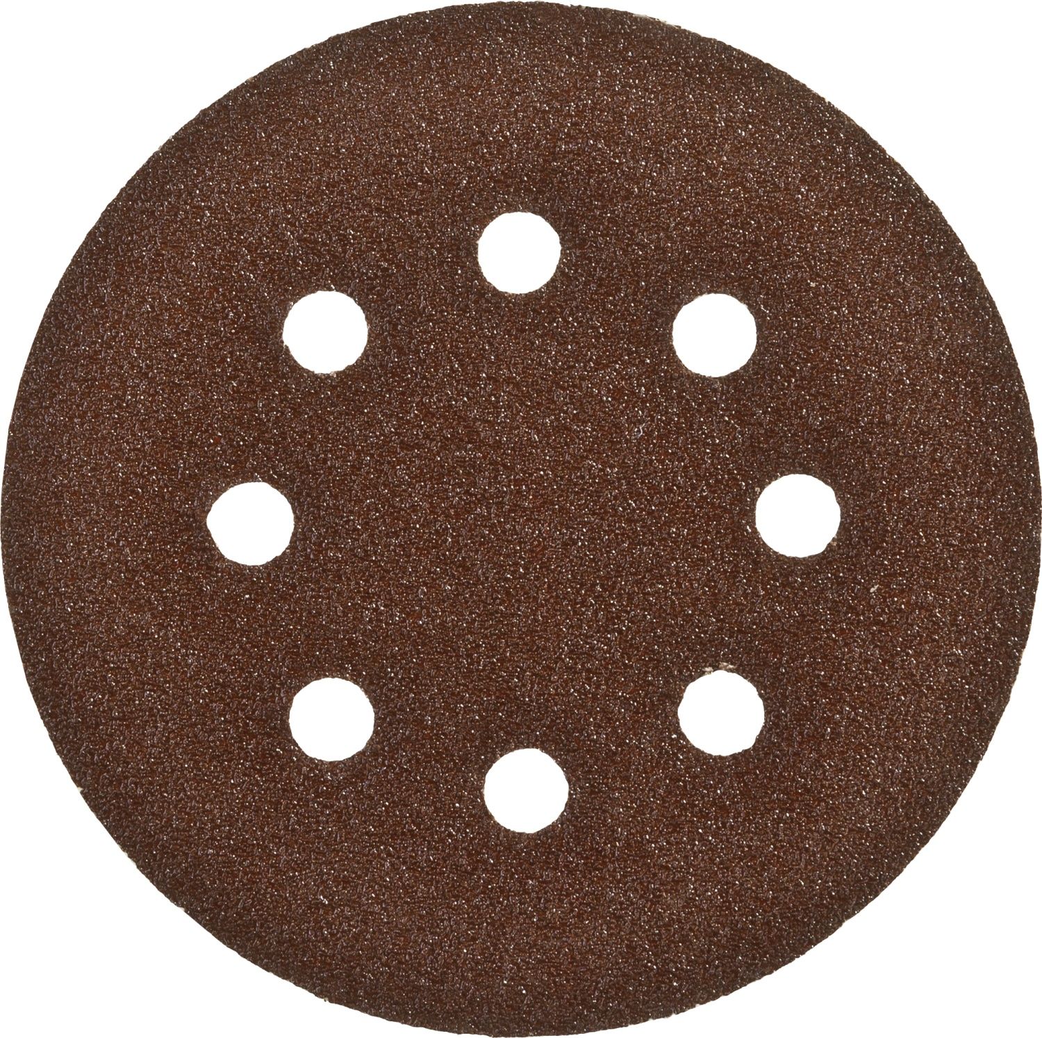 Круг шлифовальный ЗУБР "СТАНДАРТ" из абразивной бумаги на велкро основе, 8 отв., Р80, 125мм, 5шт
