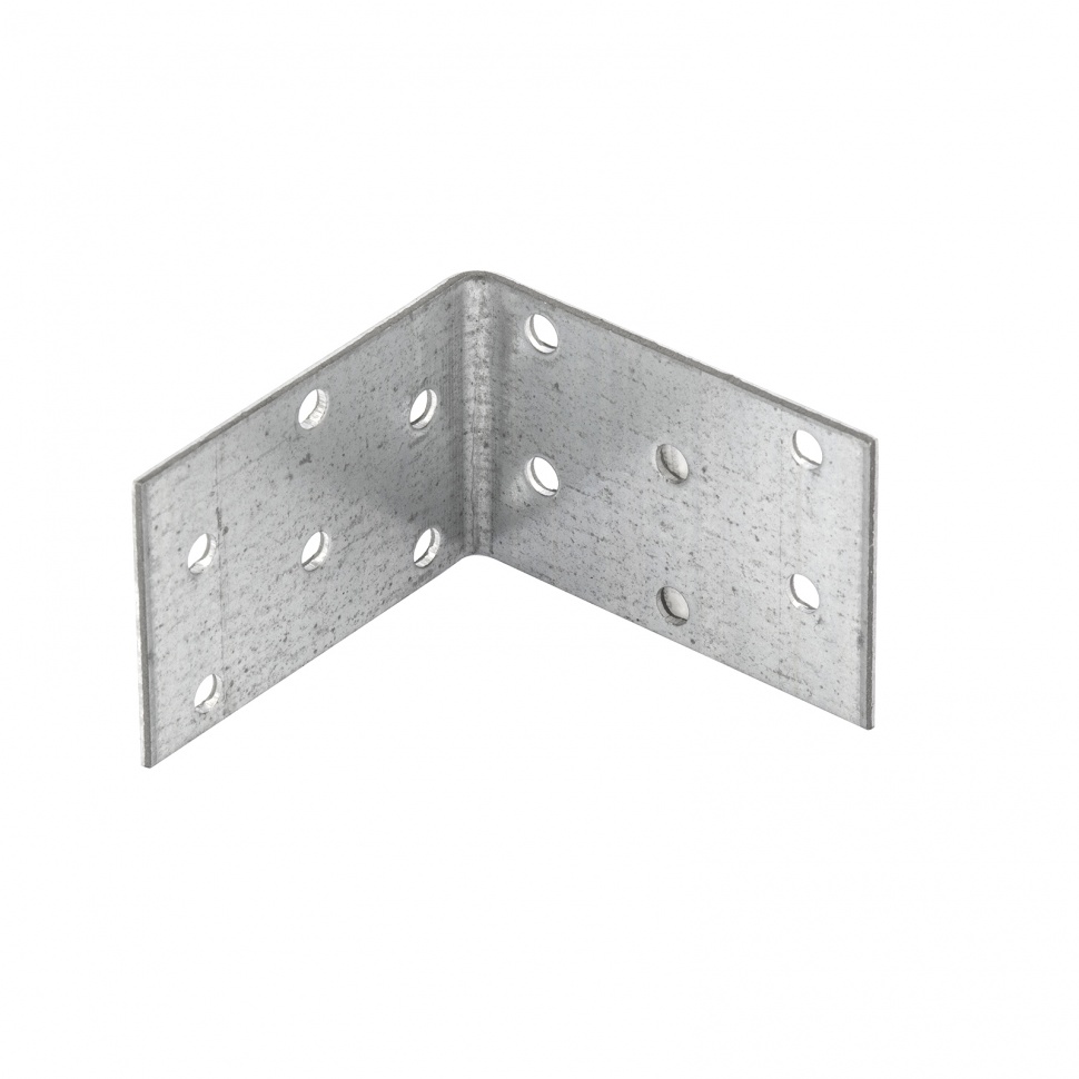 Крепежный уголок равносторонний 2 мм, KUR 60 x 60 x 40 мм Сибртех