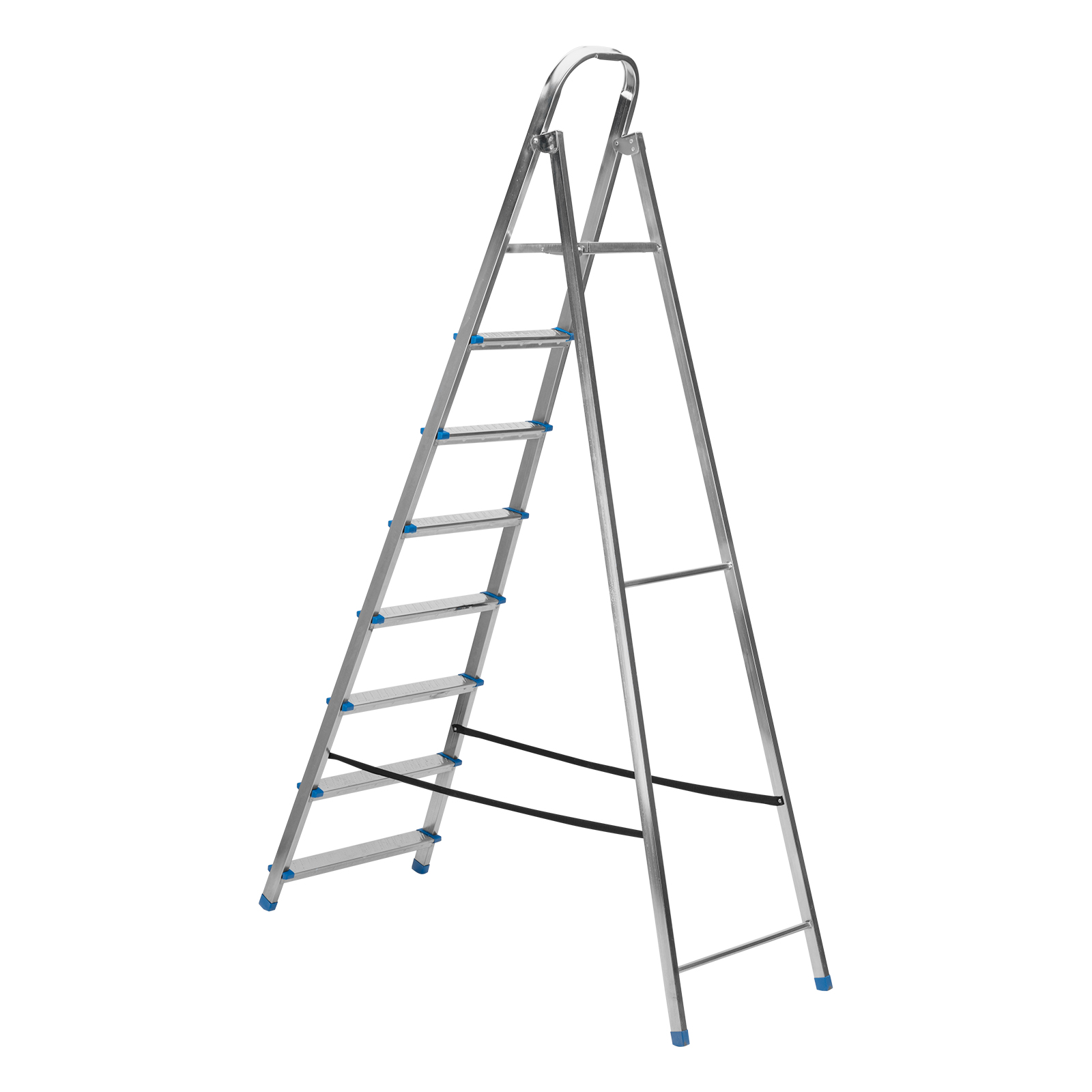 Стремянка, 8 ступеней, стальная, оцинкованная Сибртех