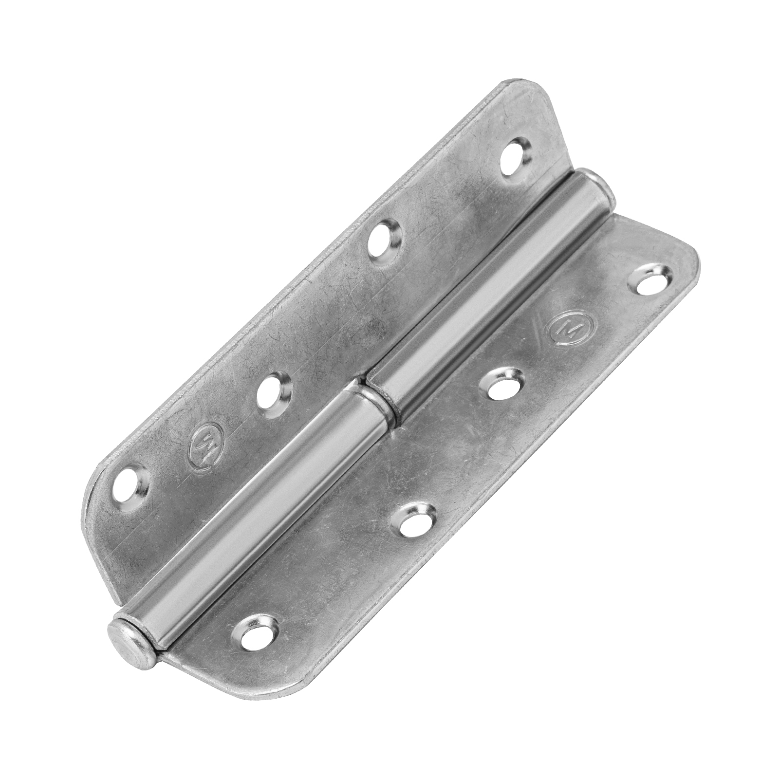 Петля накладная ПН1-130 левая, цинк, 4 шт, (Металлист)