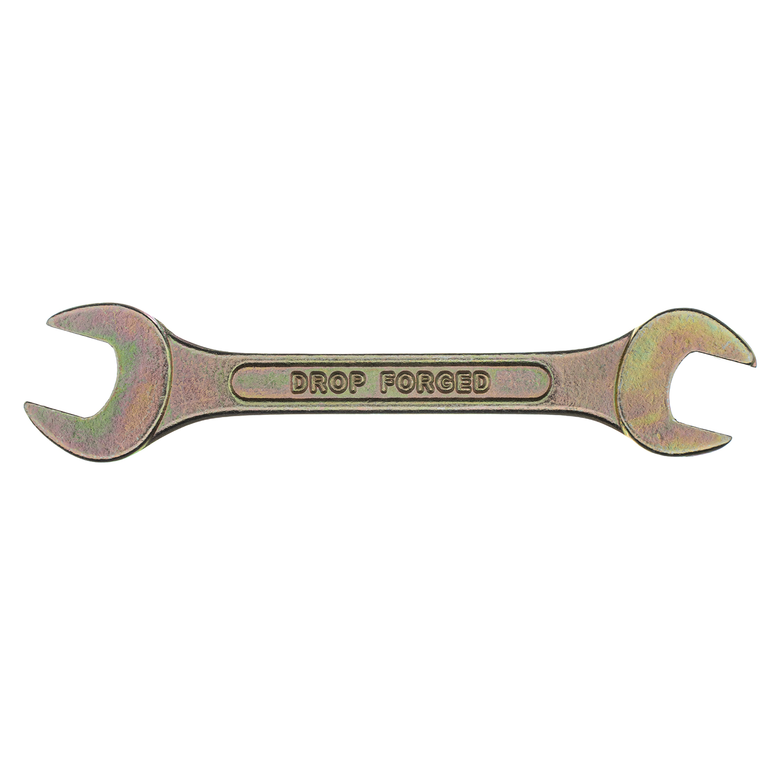 Ключ рожковый, 12 х 13 мм, желтый цинк Сибртех