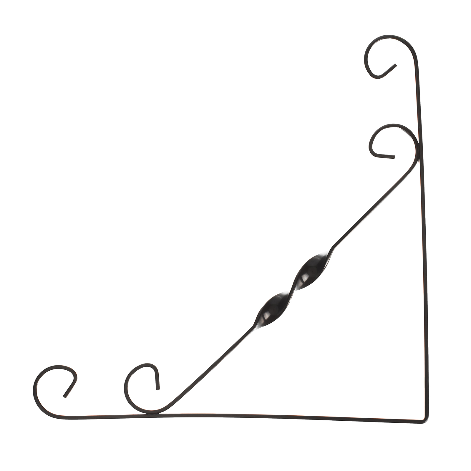 Кронштейн декоративный, 250 х 250 мм, коричневый Сибртех