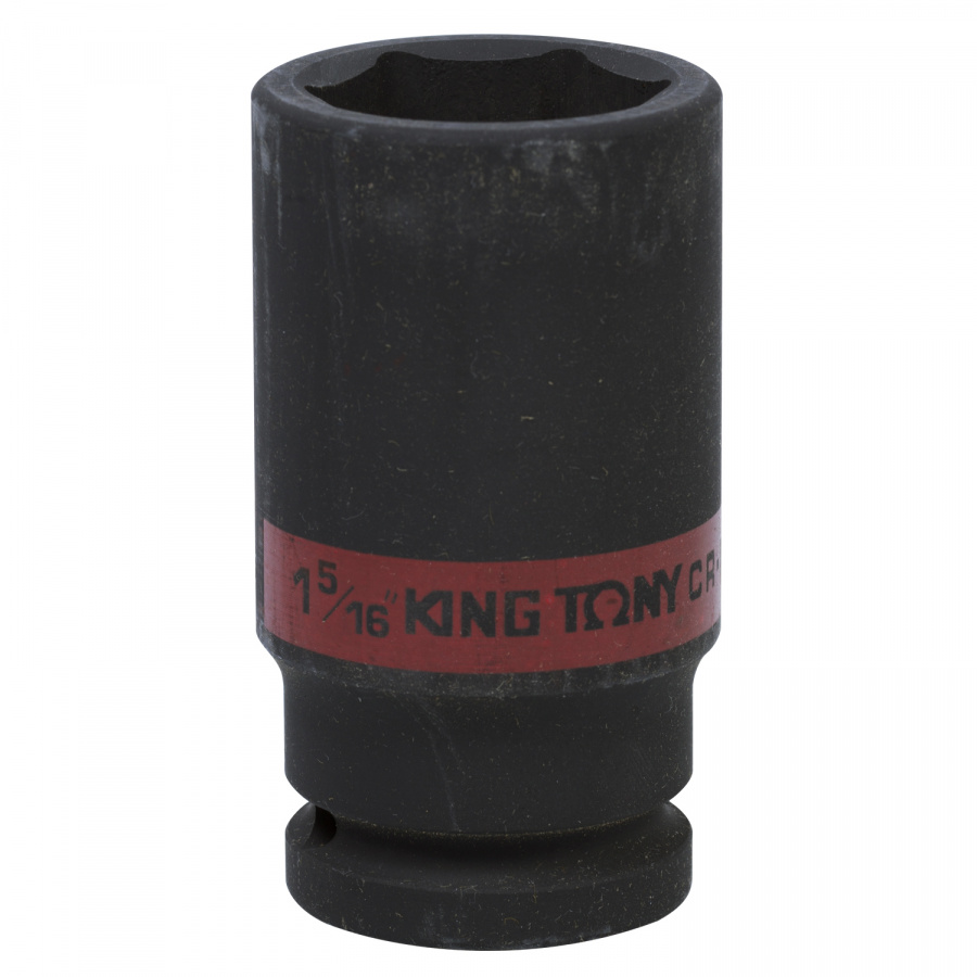 Головка торцевая ударная глубокая шестигранная 3/4", 1-5/16", дюймовая KING TONY 643542S