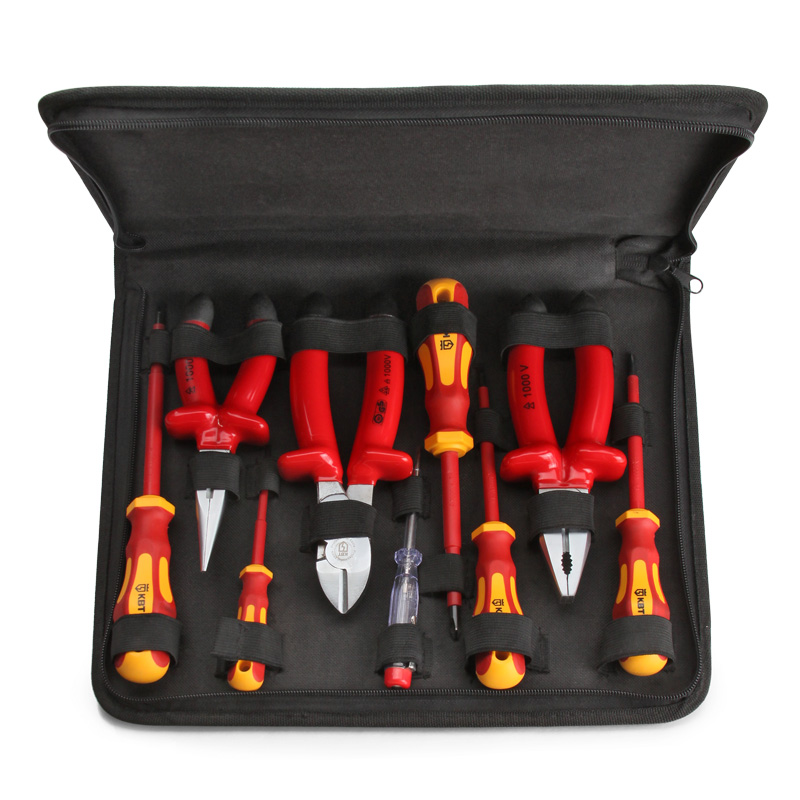 Набор диэлектрического инструмента электрика, 9 предметов, серия «ЭКСПЕРТ» НИИ-19