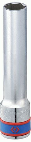 Головка торцевая глубокая шестигранная 1/2", 13 мм, L = 120 мм KING TONY 425513M