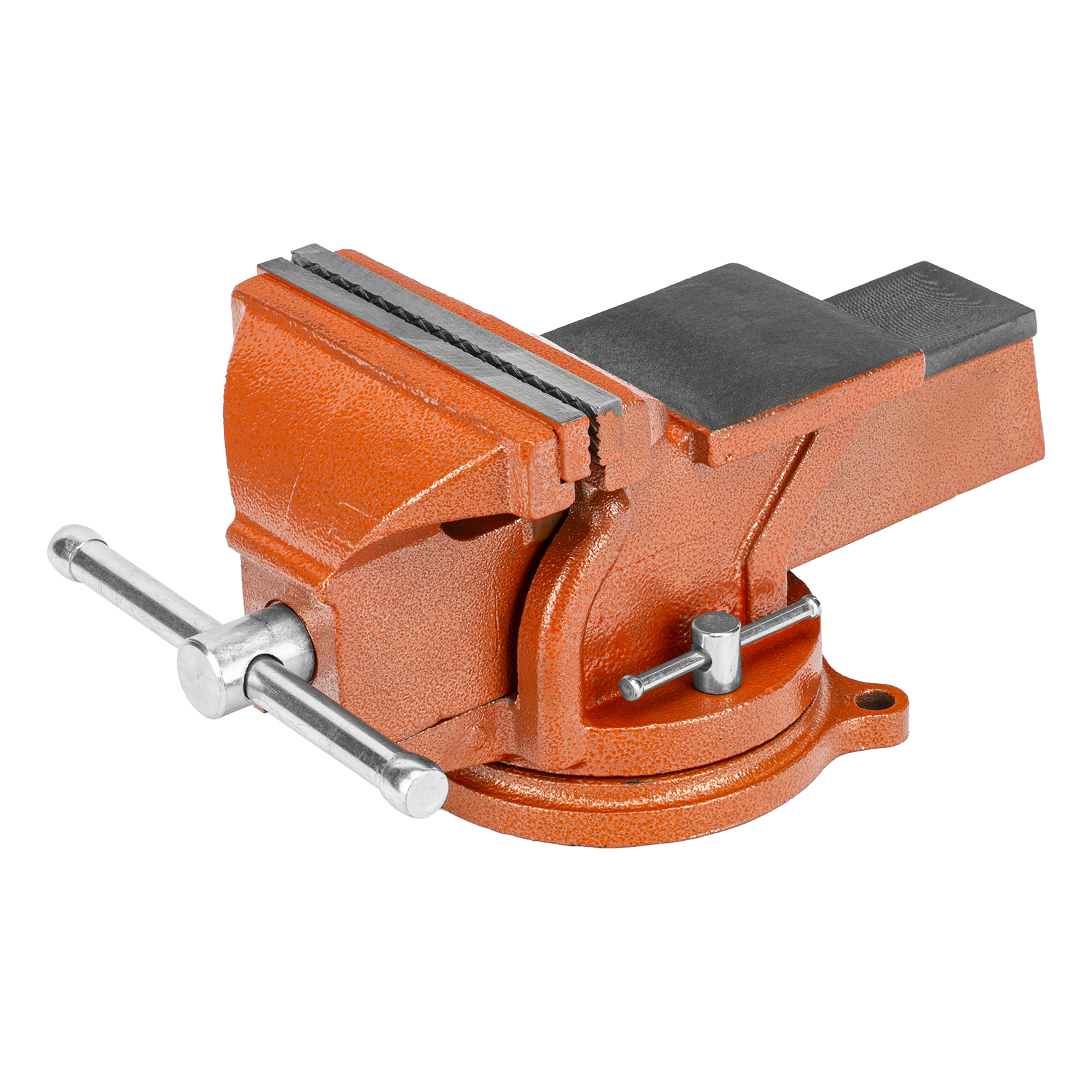 Тиски слесарные, 150 мм, поворотные, с наковальней Sparta