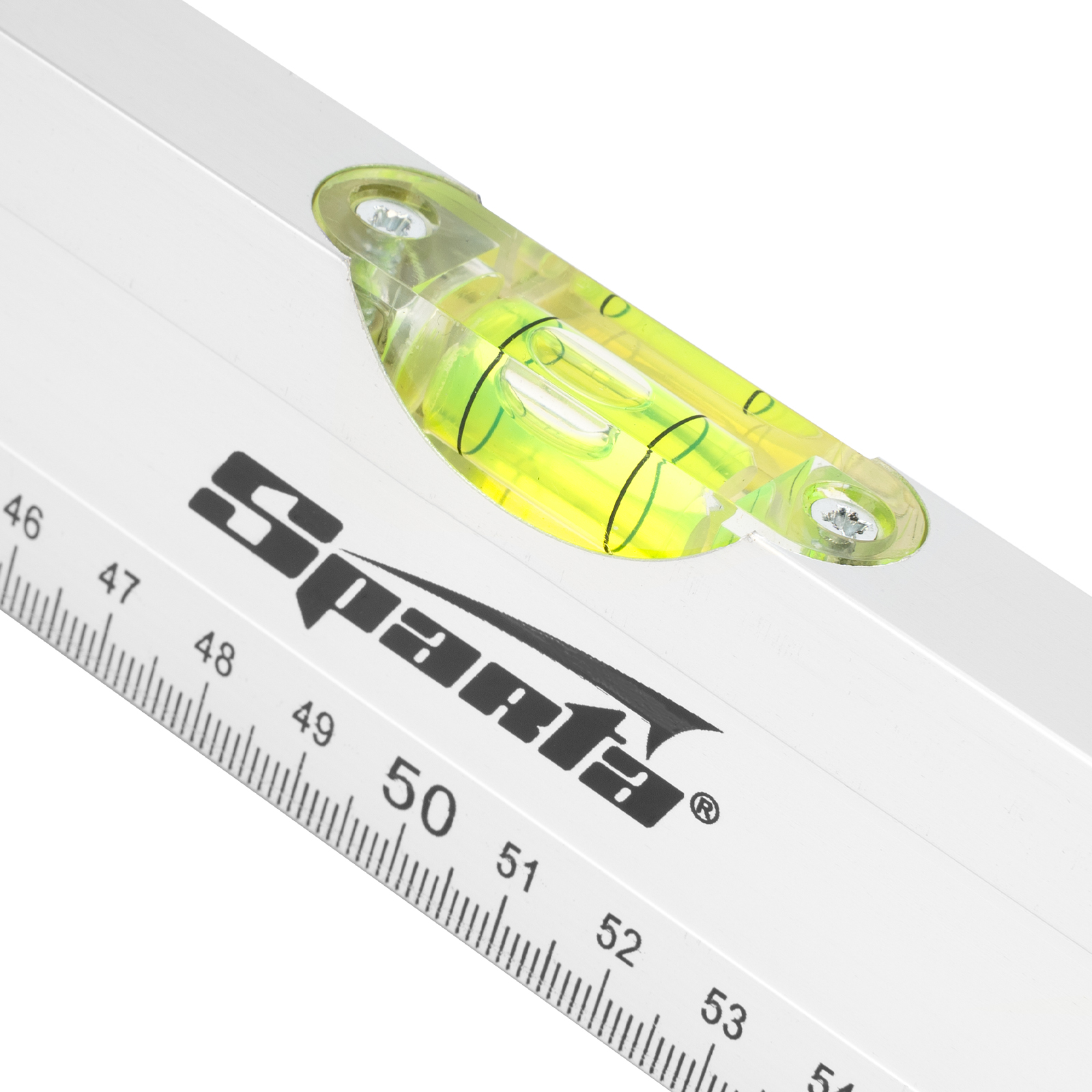 Уровень алюминиевый, 1000 мм, 3 глазка, линейка Sparta